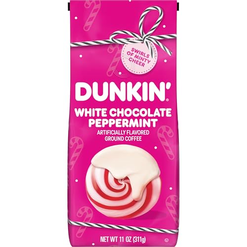 Dunkin' Polar Peppermint Flavored Ground Coffee, 11 Ounces
