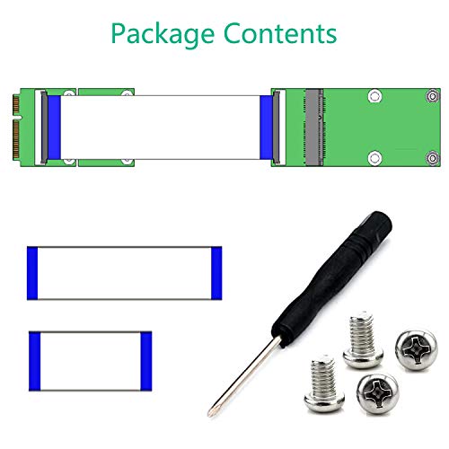 Mini Pci-E Express Msata Extension Cable Pcie Extender For Wireless Card Msata Ssd #TOP7