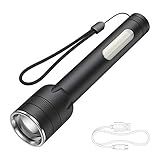 🔦 Verstellbarer Fokus für punktgenauen weit scheinenden Lichtkegel bis hin zur großflächigen Ausleuchtung der näheren Umgebung.