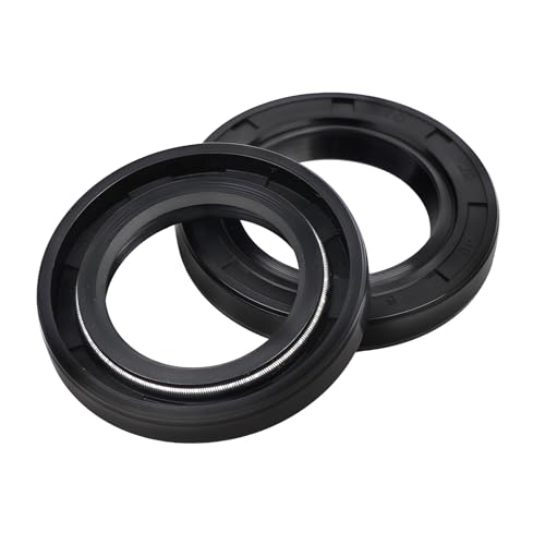 ComTrekium 2 Pcs 93101-25M03 Lower Unit Prop Seal Kit 25x40x6 for Yamaha 50-90 HP 2 & 4 Strokes,