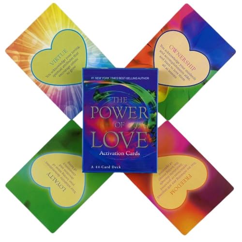 Image of Oracle Card Game Deck, The Power of Love Activation Card Tarot, 44 Pcs Tarot Oracle Deck, Love Tarot Card, Tarot Cards Set, Keywords, Yes Or No (Style 34)