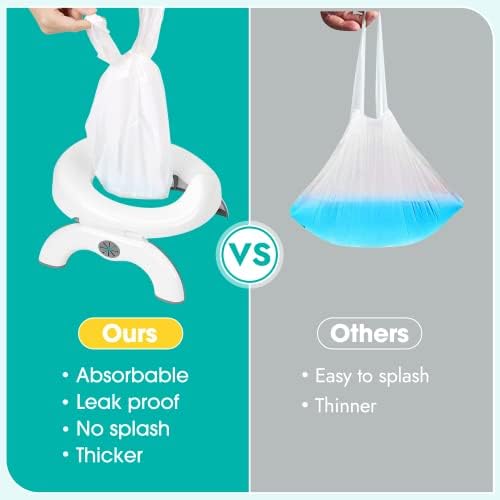 [30 Counts] Disposable Potty Liners Compatible with OXO Tot 2-in-1 Go Potty — view 4