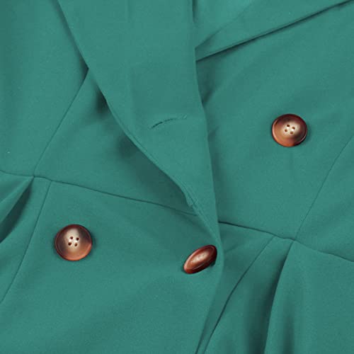 Image of 1950s Dresses for Women Vintage Rockabilly Retro Short Sleeve Tie Midi Dress Cocktail Party Evening Prom Gown