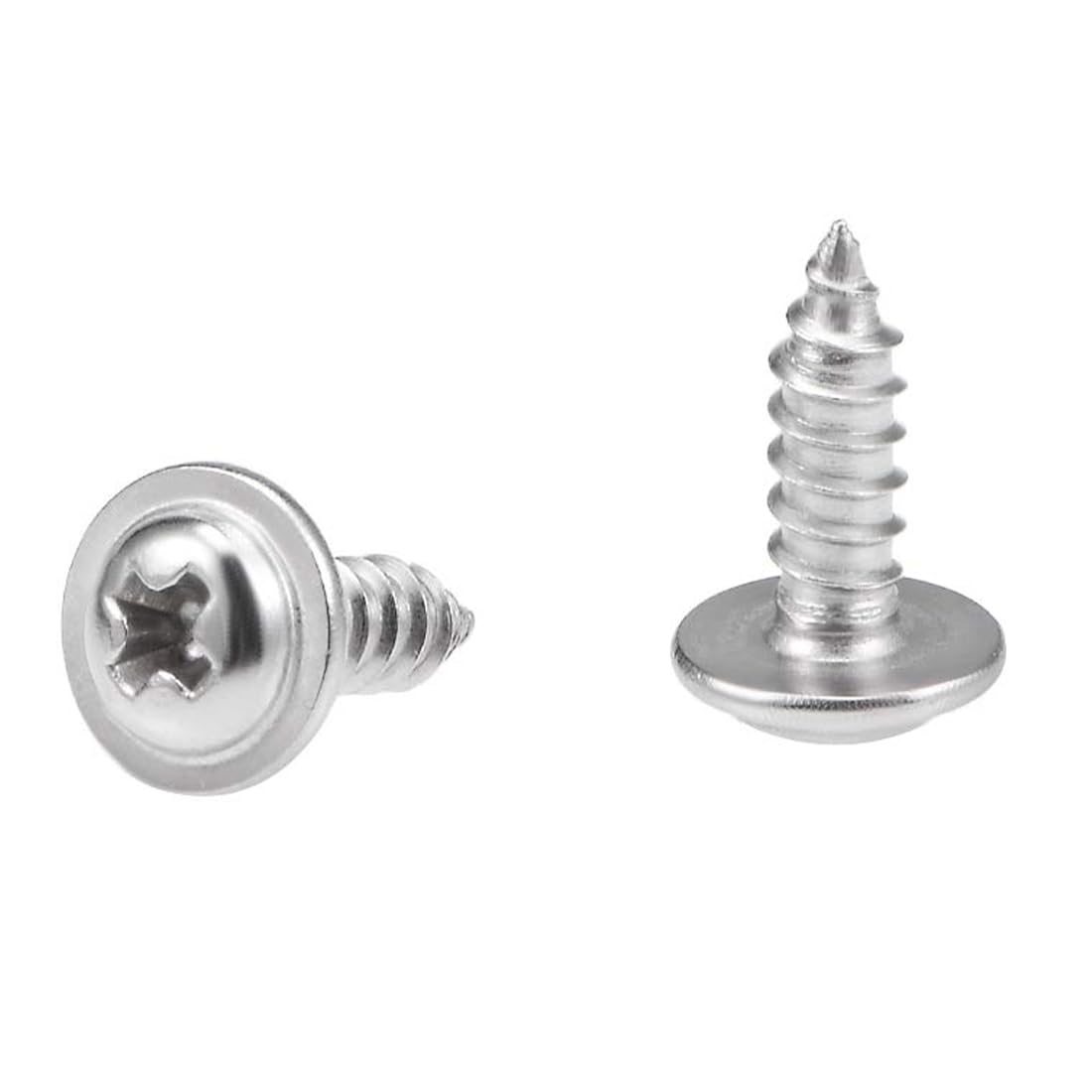 TA-VIGOR M2.6 Self Tapping Screws for Wood, 8mm Modified Truss Head Screws