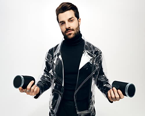 WAAW by ALOK Caixa de Som Speaker Bluetooth 2 em 1, Resistente à Água, 14 Horas de Reprodução WAAW U