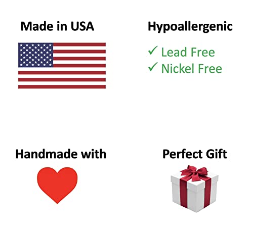 Handmade Raw Gemstone Stud Earrings 18K Gold Plated Birthstone Hypoallergenic Crystal Jewelry By Theglamharbor (Rose-Quartz) #TOP5