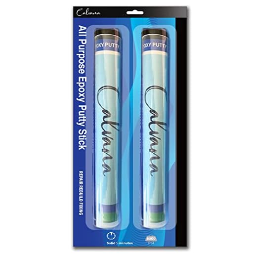 Calvana (2-Pack) 4-oz All Purpose Epoxy Putty Stick | Pool Patch, Pool Bounding Kit – A Quick and Permanent Repair Solution for Pool Light, Pool Tile, Skimmer, and Plumbing leaks – Work Like Magic