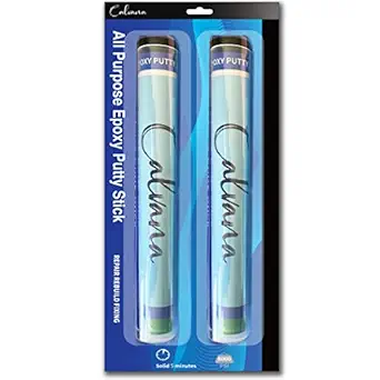 Calvana (2-Pack) 4-oz All Purpose Epoxy Putty Stick | Pool Patch, Pool Bounding Kit A Quick and Permanent Repair Solution for Pool light, Pool Tile, Skimmer, and Plumbing leaks Work