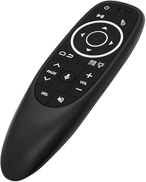 Wireless 2.4G Remote Control Air Fly Mouse with Voice Input and Backlit 6-Axis Gyroscope IR Learning for Android TV Box HK1/X96/T95/X88/TX3/H96/MXQ, Smart TV/PC/Laptop/ProjectorG10S Backlit