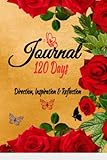 Red Roses Flower Personal Journal| 6x9 in 120 Pages Direction Reflection Inspiration| Notebook| Diaries