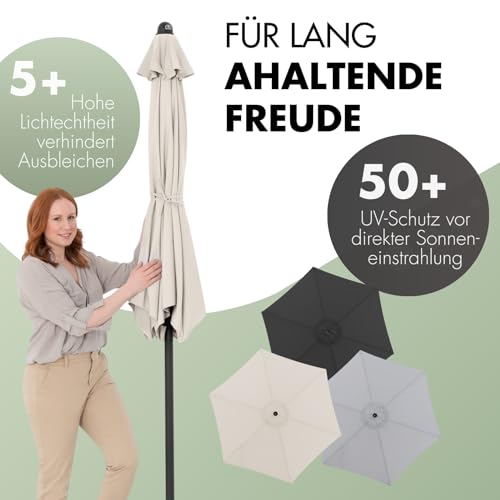 Doppler Ampelschirm Jack 250 cm für Garten und Terrasse
