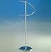 Retail Business Chrome Spiral Display Rack - 5.5ft Tall