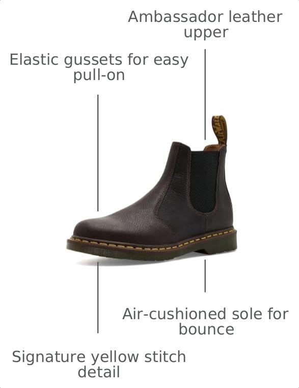 Image of Dr. Martens unisex-adult 2976 Chelsea