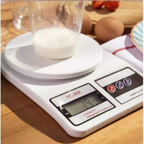 Mutfak Tartısı, Elektronik Hassas Mutfak Terazisi, Tartısı, Dijital Mutfak Tartısı, Mutfak Terazisi, 10 kg 1 gr Hassasiyet, Dara Özelliği [Enerji Sınıfı A++