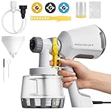 InoKraft Paint Sprayer, Bob Vila Awards HVLP Sprayer Includes 3 Patterns & Whole Cleaning kit for House Painting, Furniture, Cabinets, Compatible with Stains and Latex Paints,1200ml(2026)