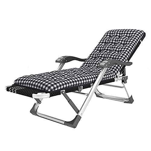 Chaise longue inclinable pliante lit simple de camping et bain de soleil balcon