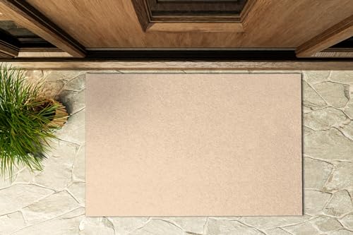 Tapis paillasson extérieur pour décoration terrasse et balcon fleuri