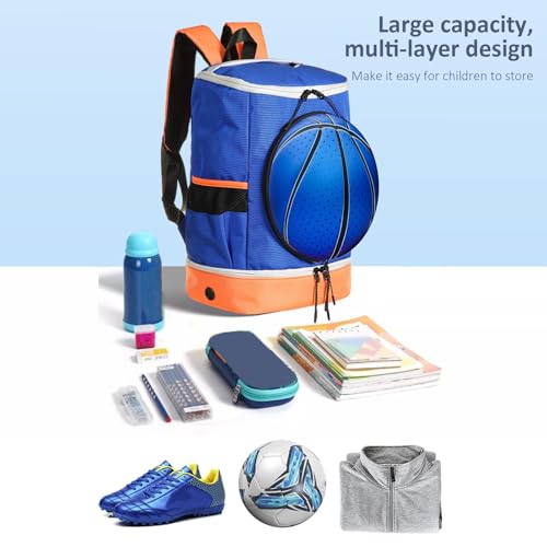 Mochila de fútbol de gran capacidad con compartimento para pelota 3