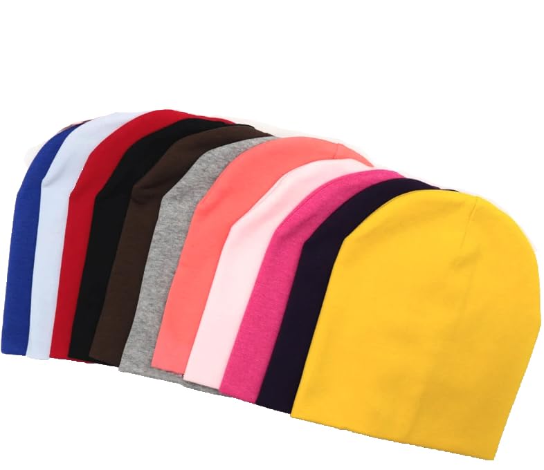 DJC BOUTIQUE Chemo Beanie Hat for Kids Soft Jersey Cap Hat Turban Headwrap Scarf Lined Toddler