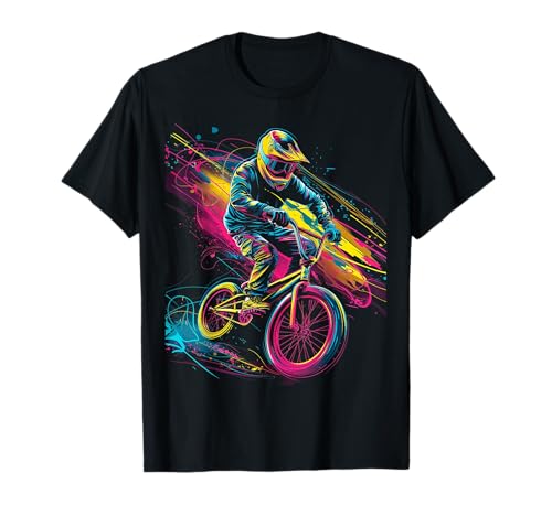 BMX Dirt Neon Gift Apparel - BMX Dirt Neon T-Shirt