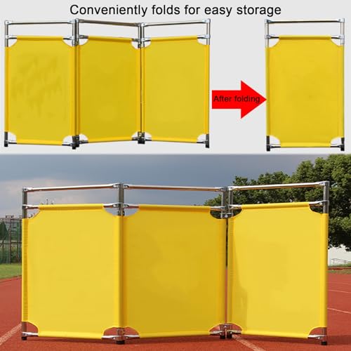 Barrière de circulation rétractable jaune 175 cm pour sécurité piétonne - 5
