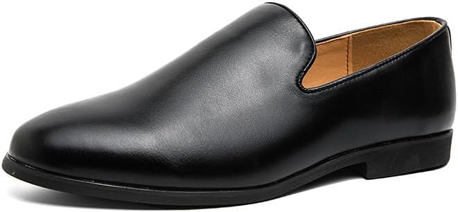 Santimon Men Loafers Casual Slip-On Shoes for Men Fashion Formal Dress Tuxedo Business Shoes