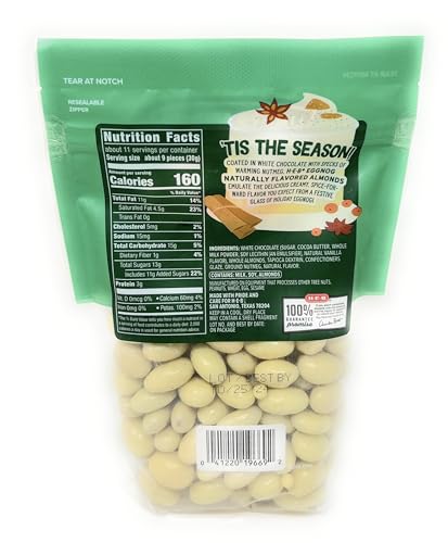 H‑E‑B Eggnog Flavored Almonds - 12oz