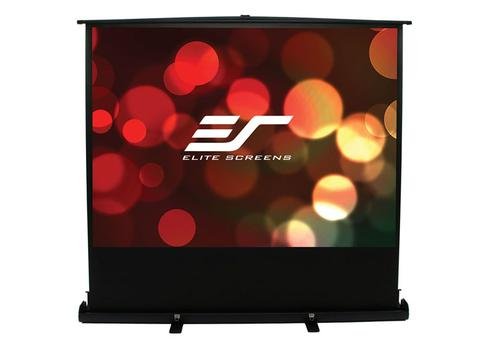 Image of Elite Screens ezCinema Plus Series, 84-inch Diagonal 16:9, Floor Pull Up Portable Projection Screen, Model: F84XWH1