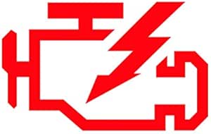 Amazon.com: CEL Sticker - Decal - Die Cut - Check Engine Light - Red 1. ...