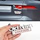 Old Man Edition Emblem, 2 Pack Old Man Edition Auto-Emblem, Selbstklebend Metall Logo Emblem Sticker, Silver Autoaufkleber