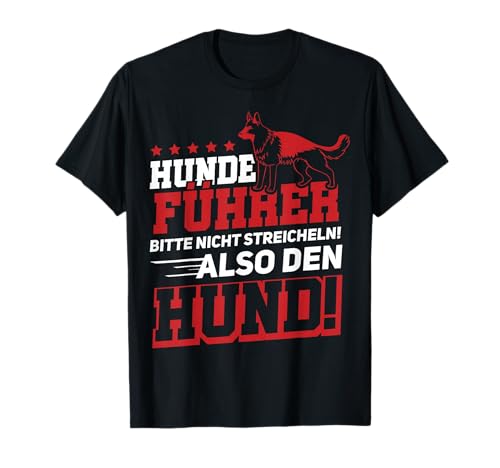Polizist Polizei Beruf Kollege Studium Hundeführer T-Shirt