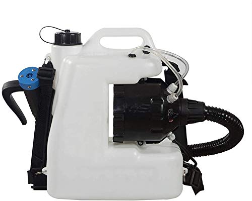 EASYG 12L Portable Atomizer Backpack Sprayer，Electric Intelligent ULV Fogger Machine Sprayer with Extended Commercial Hose Suitable for Indoor Outdoor Garden Home Hotel School