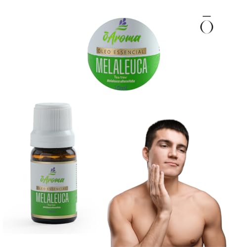 Óleo Essencial De Melaleuca Tea Tree 100% Puro Vegano Unhas Micoses Fungos Auxilia na Oleosidade do