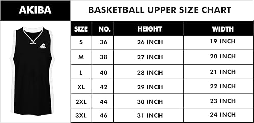 Image of AKIBA Basketball Jersey Set for Men /Women