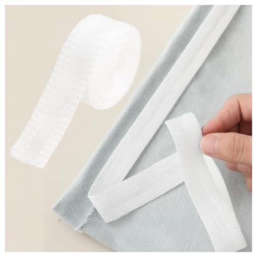 1 Rolls 5.47 Yard Iron-on Instant Hem Tape - Art Craft Adhesive Sew Hemming Tape for Quick Repairs and Alterations (White)