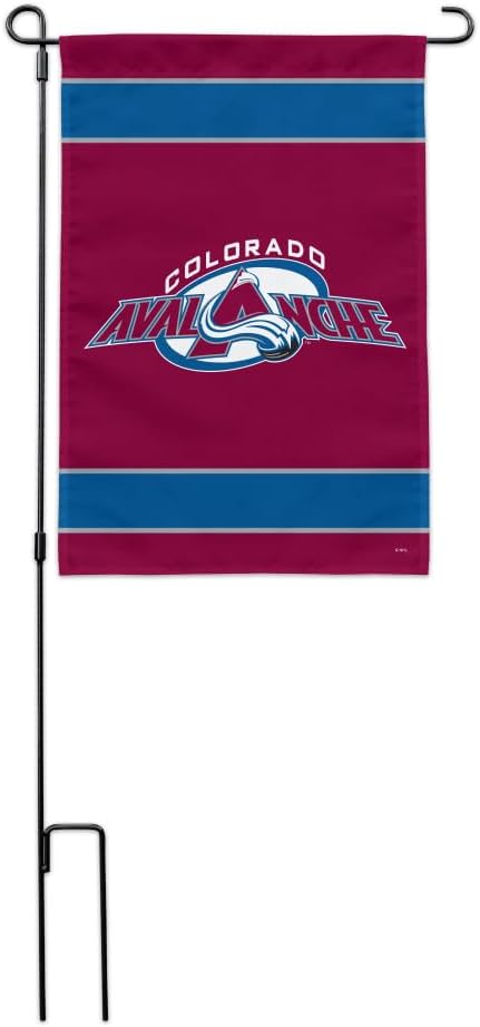 NHL Colorado Avalanche Logos Garden Yard Flag