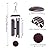 Pvifvi Wind Chimes for Outside Deep Tone, 38" Large WindChimes with 6 Tubes, 100% Rustproof Aluminum, Memorial Gift or Garden Patio Porch and Outdoor Décor(Bronze)
