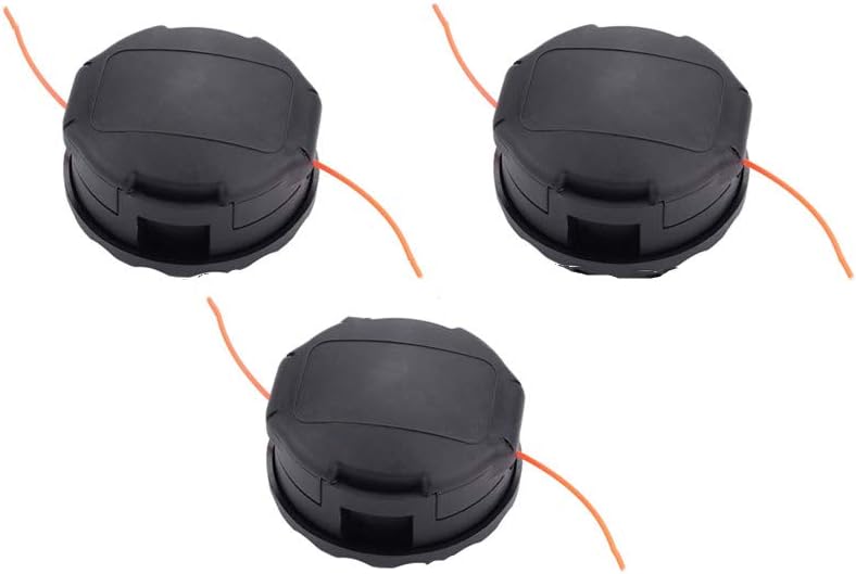 wewr Trimmer Head for Echo Speed Feed SRM 225 SRM210 SRM2100 SRM225 SRM200 SRM230 SRM250 SRM265 SRM266 SRM280 Shiandaiwa T195S T220 T222 T230 T231 Trimmer, 3 Pack, Echo Trimmer Head
