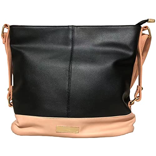 Bolso de mano de cuero vegano con correa de hombro para mujer Cover