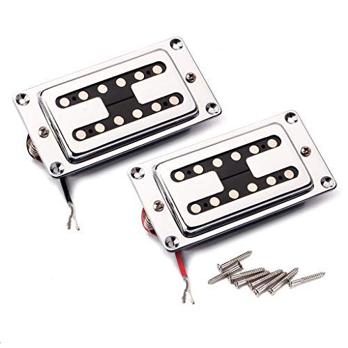 Humbucker Alnicov Tonabnehmer für Gitarren, 2 Stück Doppelspule