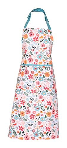 Tablier en coton bio Dexam RHS Cottage Garden multicolore pour adulte