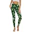 Boho Shamrock Dot Pattern Green