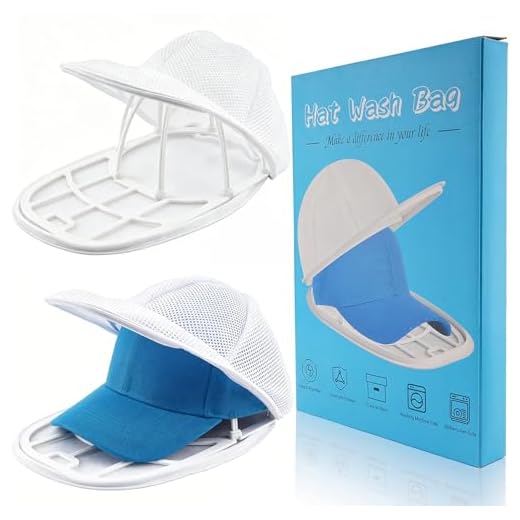 Eiito Hat Washer Cage Hats Cleaner, Hat Washer for baseball caps for Washing Machine or Dishwasher, Ball Cap Washer Frame for Flat & Curved Hats.2-Pack White