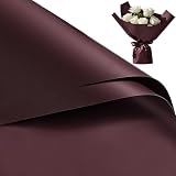 Elegant Design: The flower wrapping paper features a vintage chestnut design, providing a smooth and comfortable touch. The lightweight and sturdy nature of paper ensures a delicate appearance, making it the perfect choice for bouquet packaging Perfe...