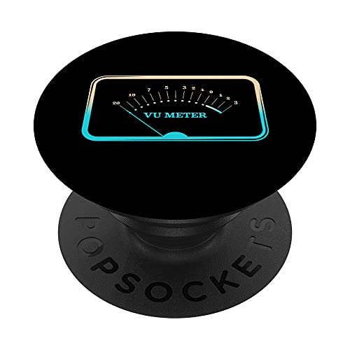 Sound Engineer VU Mètre analogique pour mixeur de musique PopSockets PopGrip Interchangeable