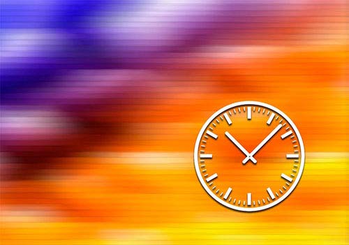DIXTIME 3966 zegary ścienne nowoczesne wzornictwo zegary ścienne na płótnie - i z motywem bezgłośne zegary