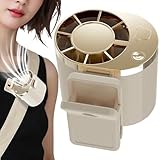 Jiwyunlu -Ventilator | Klemmbarer Tragbarer Lüfter Mit 3 Geschwindigkeitsstufen | Camping-Taillen-Clip-Ventilator,Für Auto, Lastkraftwagen, Camping, Outdoor, Reisen, Geschäftsreisen, Urlaub und