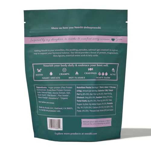 Image of Hormone Balance Protein Powder and Fiber Blend, Vanilla, 14 Servings | A protein powder blending pea and brown rice protein that may support hormone balance and ease PMS, your period and menopause