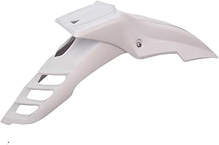 RPJFCPCS Guardabarros Delantero Universal for Motocross, Color Negro, Compatible con DRZ, RMZ, XT y TW.