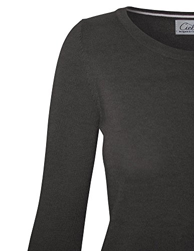 Image of Cielo Women's Solid Soft Stretch Pullover Knit Sweater